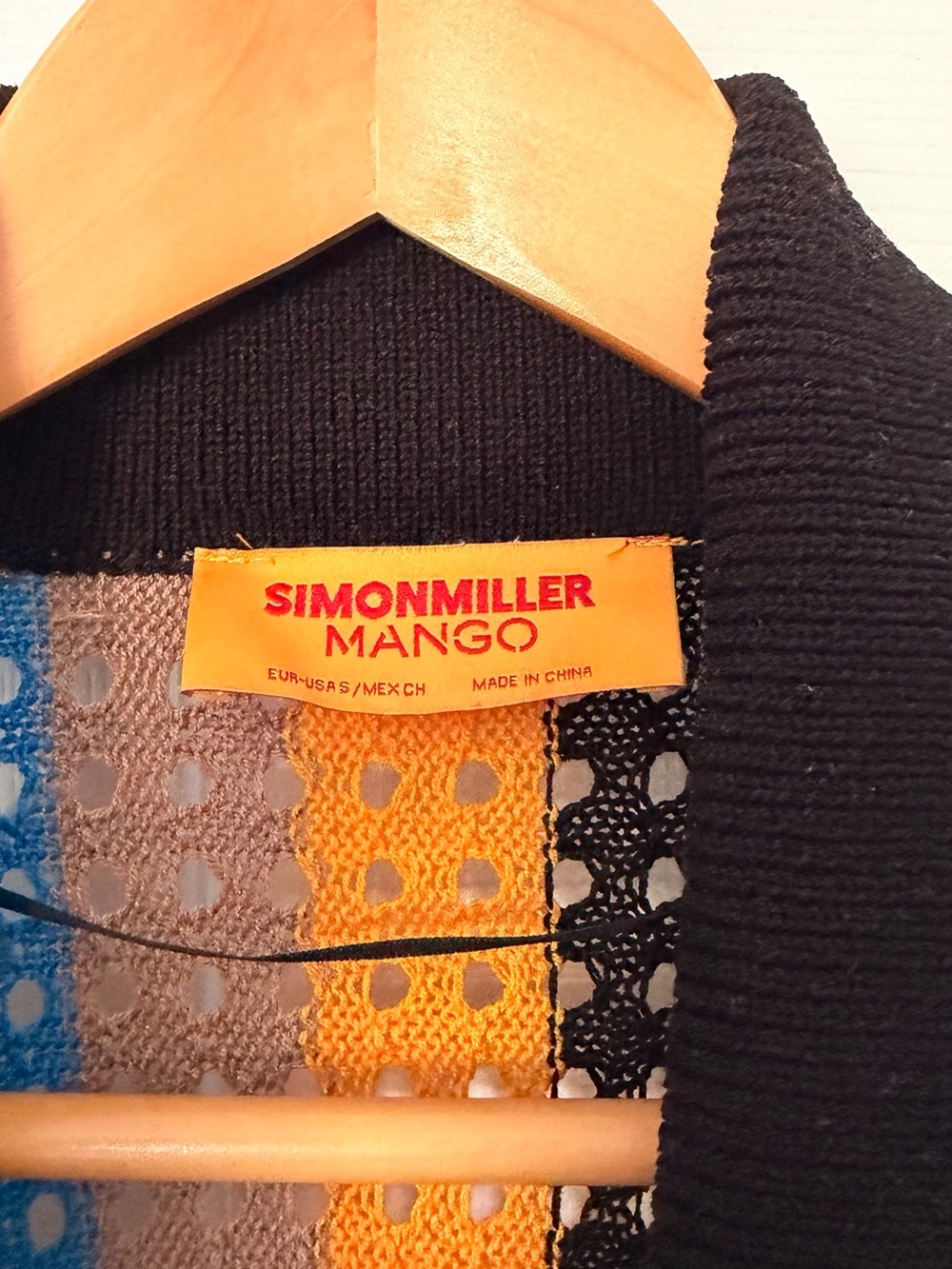 Simon Miller Mango Multicolor Knit top — Black, Blue, Gray, Yellow - Picture 4 of 5